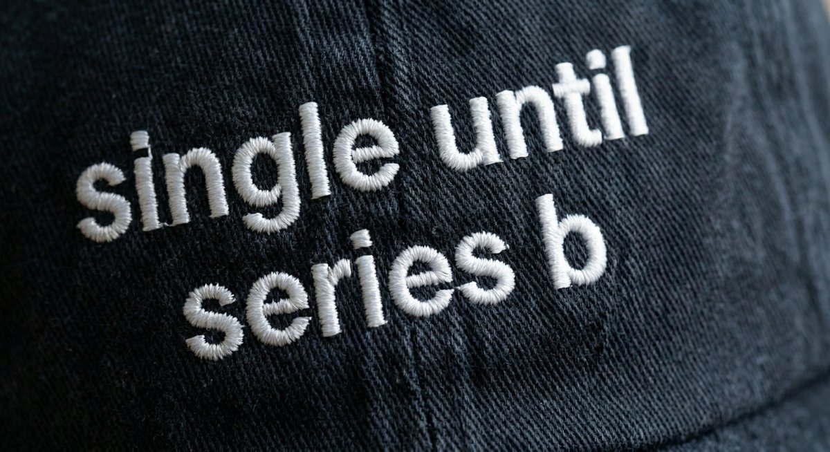 single until series b embroidery close-up showing thread detail
